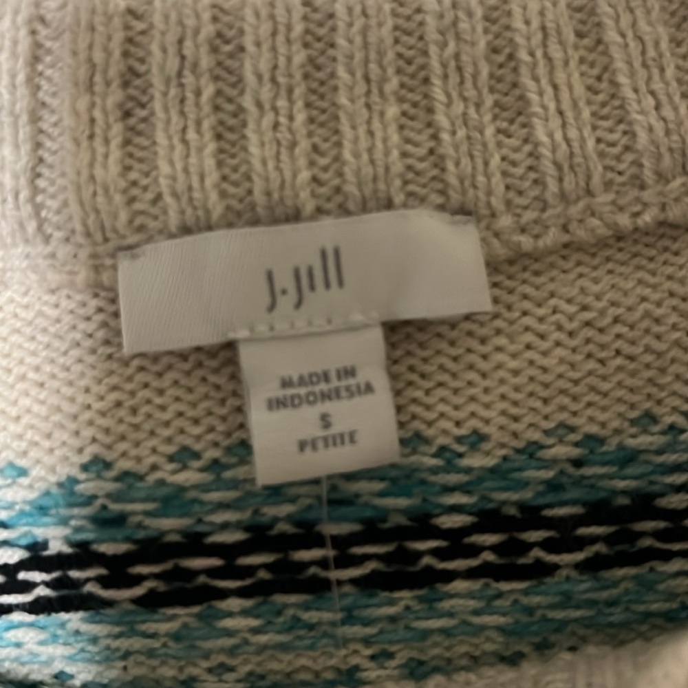 J.Jill Relaxed Fair Isle Sweater Pullover NWT - Picture 13 of 13